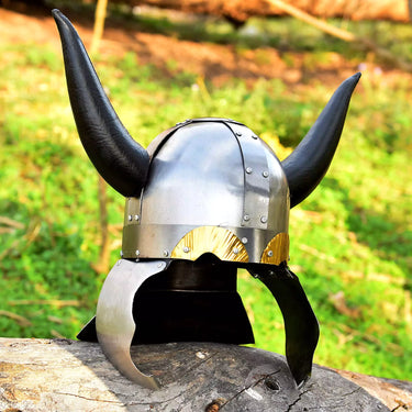 Medieval Carbon Steel Viking Helmet