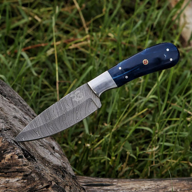 'Lapis' Damascus Skinner