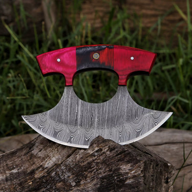 Damascus Ulu Knife