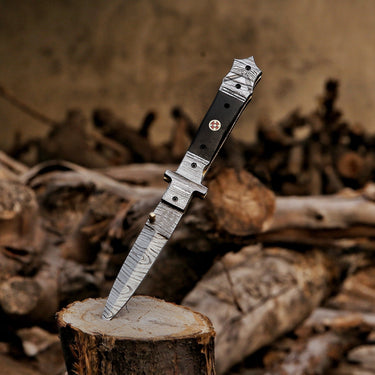 'Tegha' Damascus Folding Knife