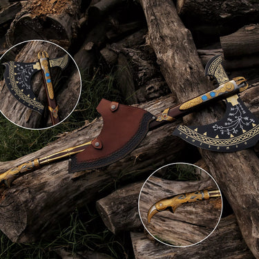 God of War Leviathan Axe (Gold Accents)