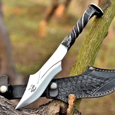 Rail road spike knife
