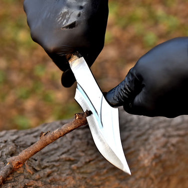 Rail road spike knife