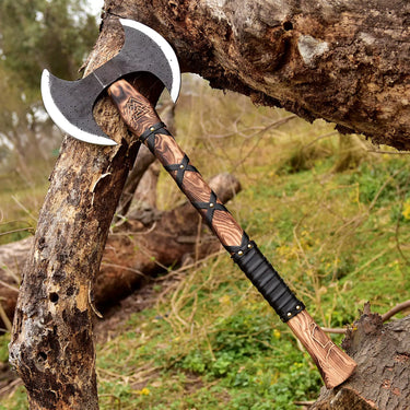 Double Headed Carbon Steel Axe