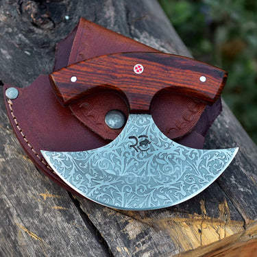 Greenlandic Style Stainless Steel Ulu Knife