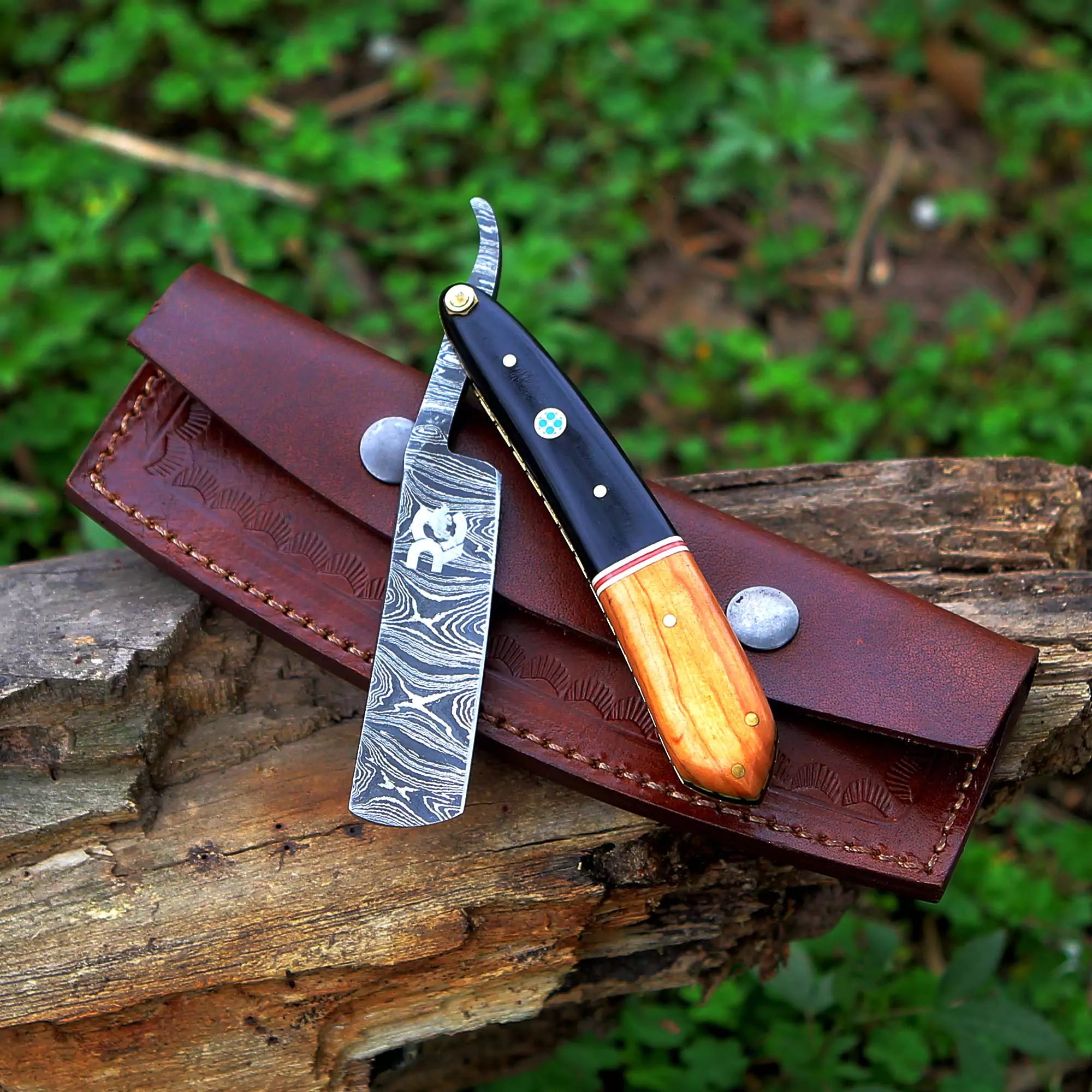 Straight Razor Blades Handle Damascus Straight Razors **Multiple Handles** – Rahmat Cutlery